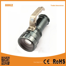 8862 Lampe de poche tactile Torch 10W T6 à alliage d&#39;aluminium